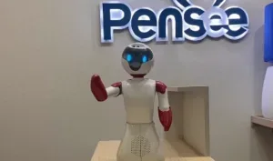 Beo na recepção de uma clínica